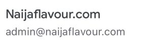 Naijaflavour Email address 